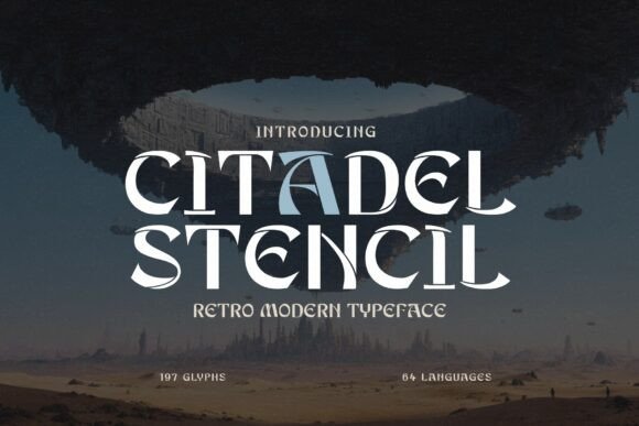 Citadel Stencil: The Bold Typeface for Timeless Branding