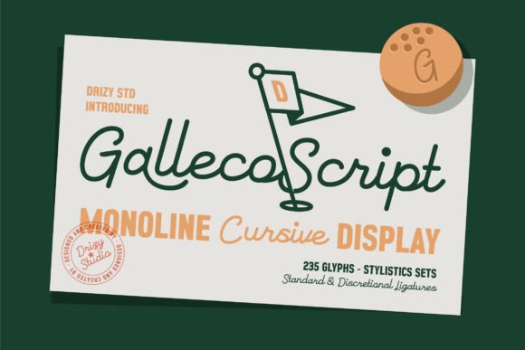 Discover Galleco: A Font with a Classic Sporty Edge