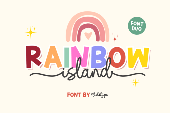 Discover the Rainbow Island Font for Modern Design