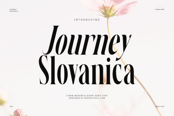 Journey Slovanika: The Elegant Serif for Modern Branding