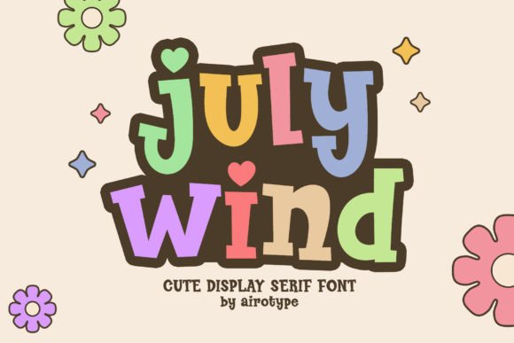 July Wind: The Fun, Casual Font That Elevates Your Creative Designs