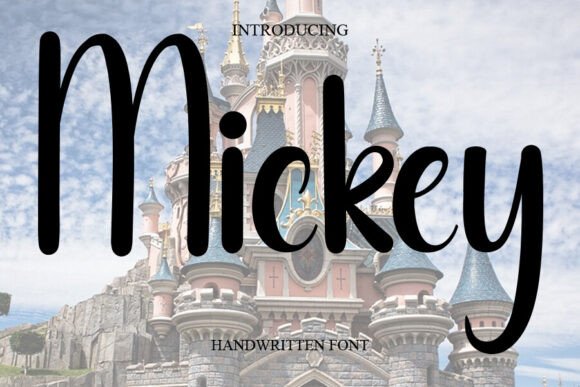 Mickey: A Sweet, Cursive Handwritten Font for Joyful Design