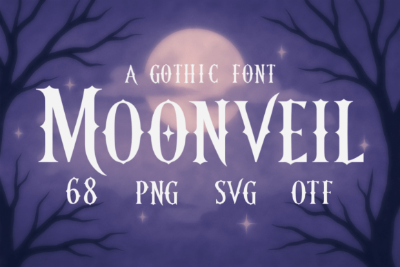Moonveil: A Hand-Drawn Font Where Gothic Charm Meets Spooky Elegance