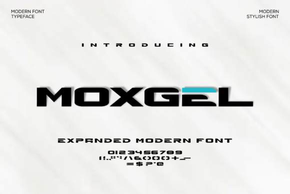 Moxgel: The Typeface That Drives Your Design Forward