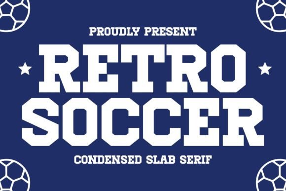 Retro Soccer: A Bold Font for Modern Vintage Impact