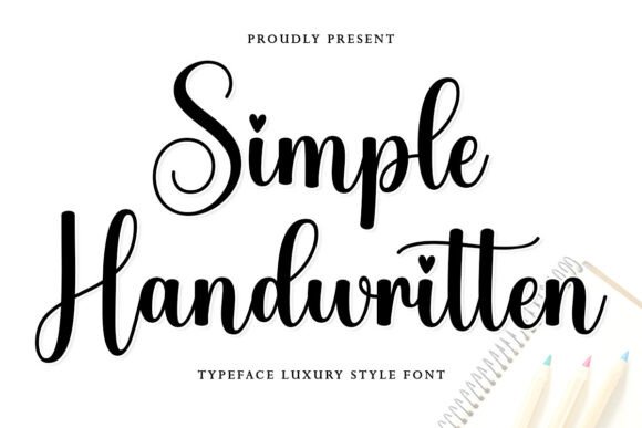 Simple Handwritten: A Cursive Font for Modern Designs