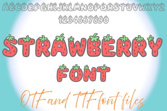 Strawberry: A Typeface Bursting with Whimsical Charm