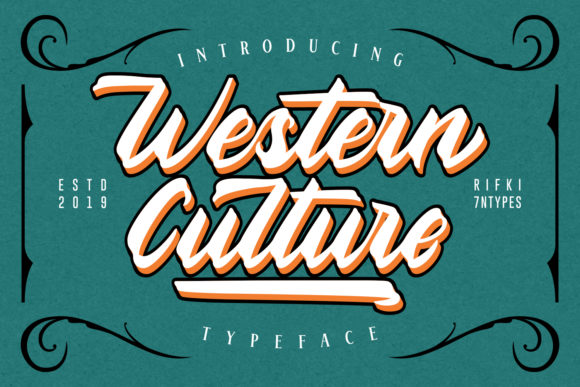 Western Culture: A Premium Font for Bold Branding